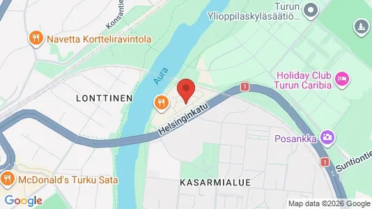 Apartments for rent i Turku - kort over placeringen