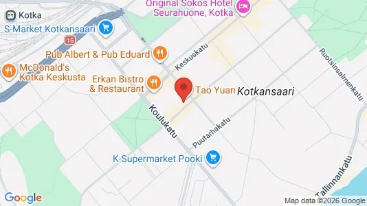 Apartments for rent i Kotka - kort over placeringen