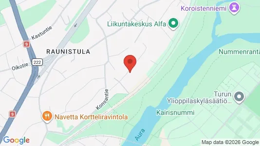 Apartments for rent i Turku - kort over placeringen