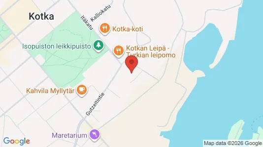 Apartments for rent i Kotka - kort over placeringen