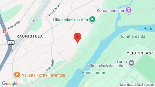 Apartments for rent i Turku - kort over placeringen