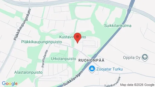 Apartments for rent i Turku - kort over placeringen