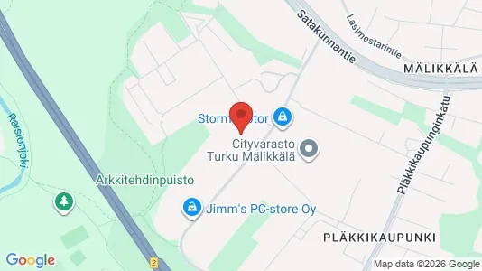 Apartments for rent i Turku - kort over placeringen