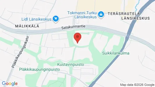 Apartments for rent i Turku - kort over placeringen