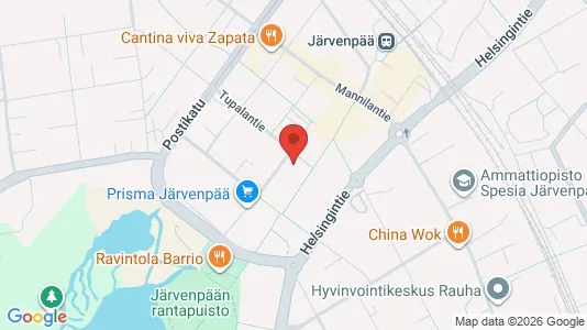 Apartments for rent i Järvenpää - kort over placeringen