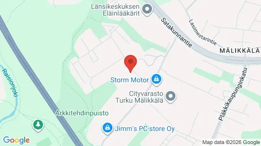 Apartments for rent i Turku - kort over placeringen