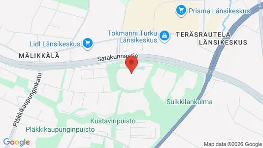 Apartments for rent i Turku - kort over placeringen