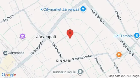 Apartments for rent i Järvenpää - kort over placeringen