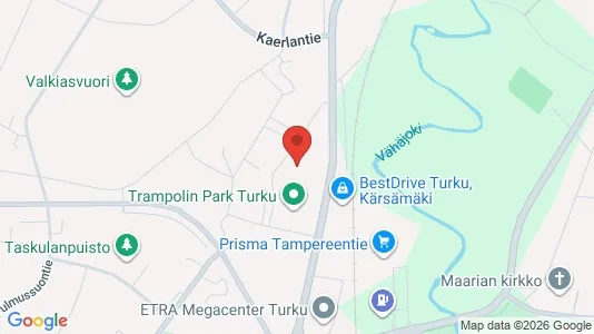 Apartments for rent i Turku - kort over placeringen
