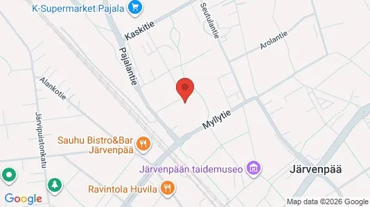 Apartments for rent i Järvenpää - kort over placeringen