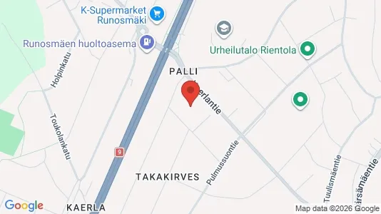 Apartments for rent i Turku - kort over placeringen