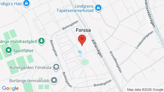 Apartments for rent i Borlänge - kort over placeringen