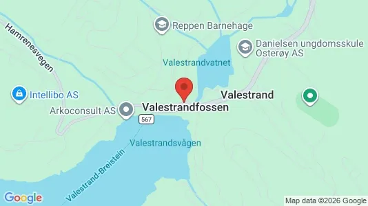 Apartments for rent i Osterøy - kort over placeringen
