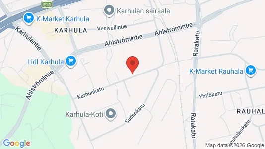 Apartments for rent i Kotka - kort over placeringen
