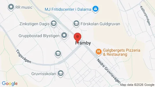 Apartments for rent i Falun - kort over placeringen