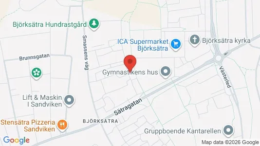 Apartments for rent i Sandviken - kort over placeringen