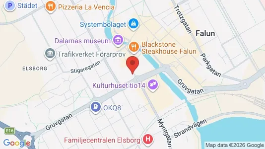 Apartments for rent i Falun - kort over placeringen