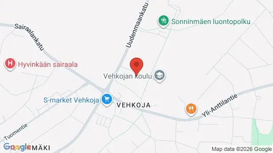Apartments for rent i Hyvinkää - kort over placeringen