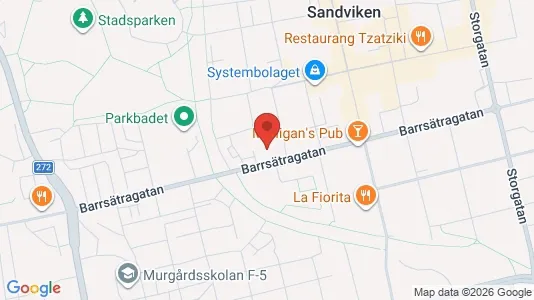 Apartments for rent i Sandviken - kort over placeringen