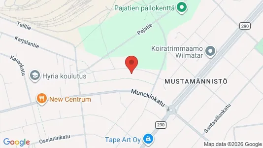 Apartments for rent i Hyvinkää - kort over placeringen