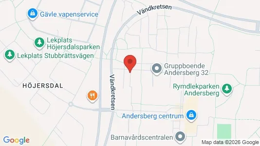 Apartments for rent i Gävle - kort over placeringen