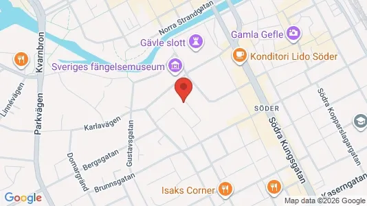 Apartments for rent i Gävle - kort over placeringen