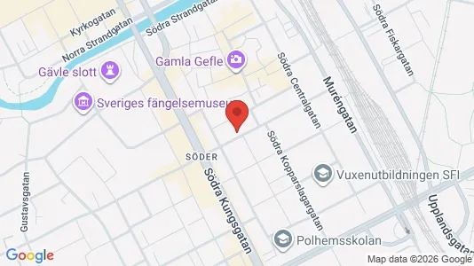 Apartments for rent i Gävle - kort over placeringen