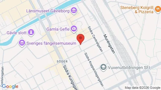 Apartments for rent i Gävle - kort over placeringen