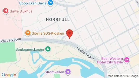 Apartments for rent i Gävle - kort over placeringen
