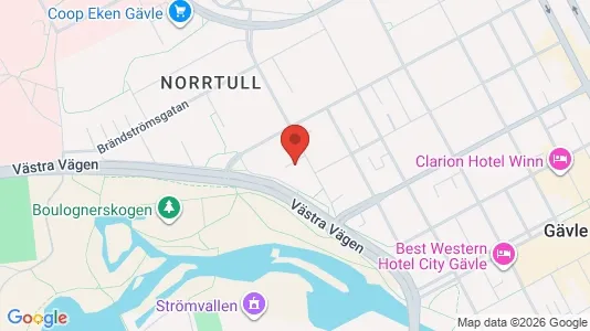 Apartments for rent i Gävle - kort over placeringen