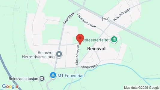 Apartments for rent i Vestre Toten - kort over placeringen