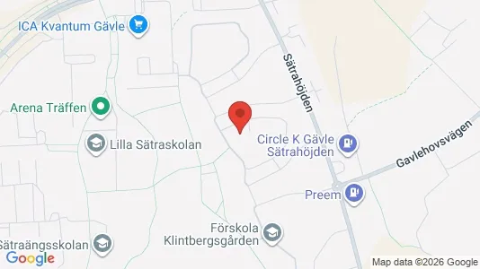 Apartments for rent i Gävle - kort over placeringen