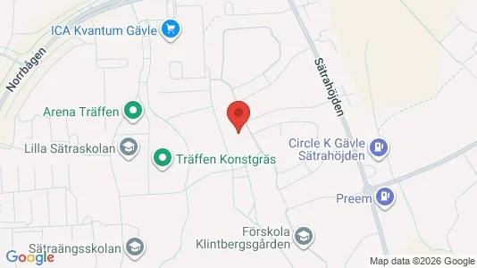 Apartments for rent i Gävle - kort over placeringen