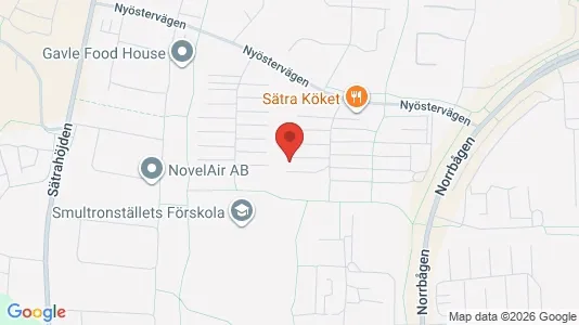 Apartments for rent i Gävle - kort over placeringen