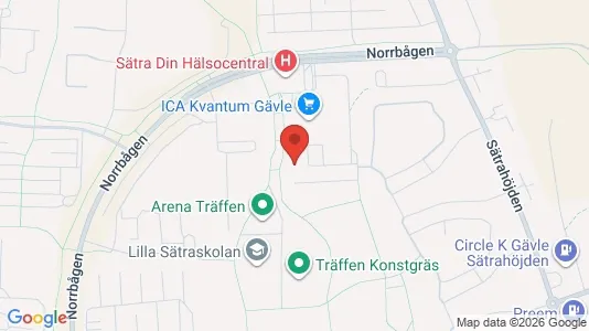 Apartments for rent i Gävle - kort over placeringen