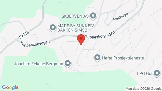 Rooms for rent i Gol - kort over placeringen