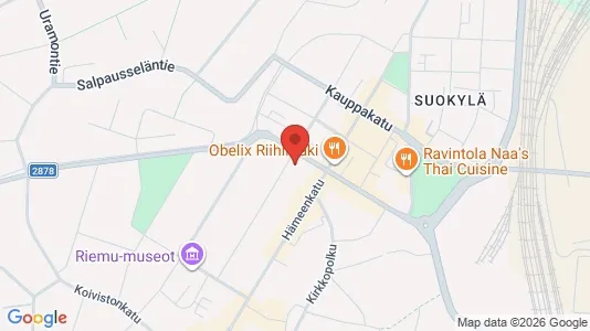 Apartments for rent i Riihimäki - kort over placeringen