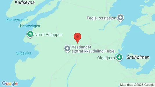 Apartments for rent i Fedje - kort over placeringen