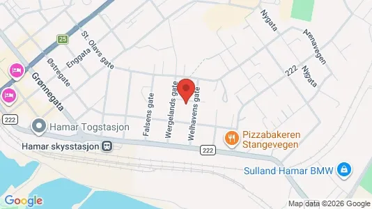 Apartments for rent i Hamar - kort over placeringen