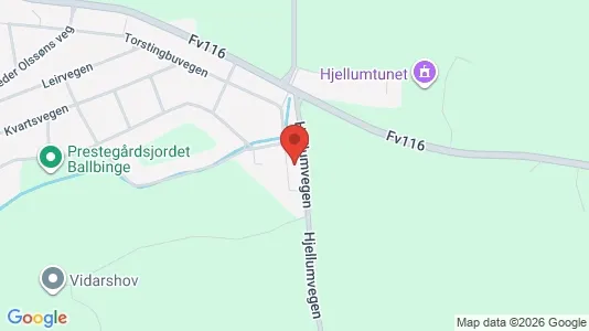 Rooms for rent i Hamar - kort over placeringen