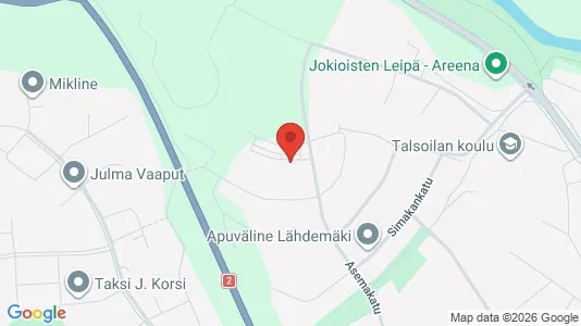 Apartments for rent i Forssa - kort over placeringen