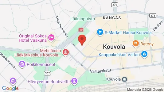 Apartments for rent i Kouvola - kort over placeringen