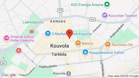 Apartments for rent i Kouvola - kort over placeringen