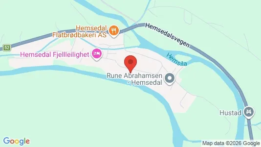 Apartments for rent i Hemsedal - kort over placeringen