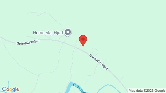 Apartments for rent i Hemsedal - kort over placeringen