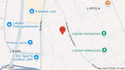 Apartments for rent i Lahti - kort over placeringen