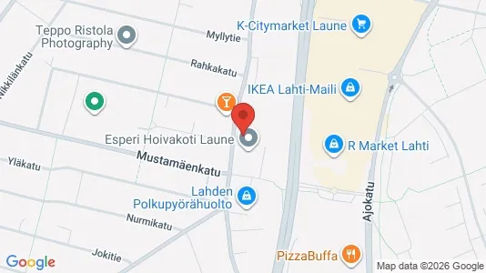Apartments for rent i Lahti - kort over placeringen