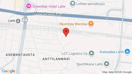 Apartments for rent i Lahti - kort over placeringen