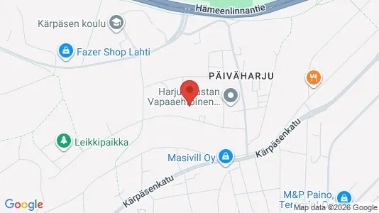 Apartments for rent i Lahti - kort over placeringen