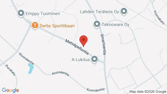 Apartments for rent i Lahti - kort over placeringen